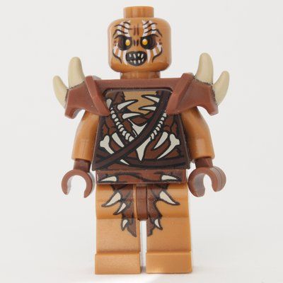 Minifiguur Gundabad Orc - Bald and Shoulder Spikes uit set 79014