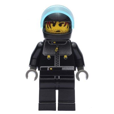Minifigure Actor - Male Driver, Black del set 1351