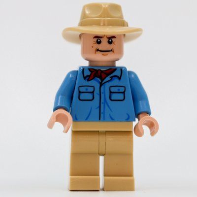 Figurine Alan Grant, Hat (3626c Head) du set 75936