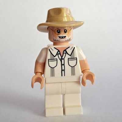 Figurine John Hammond, Light Nougat Arms du set 75936