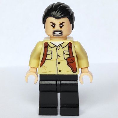 Minifigura Vic Hoskins with Black Hair del set 75938