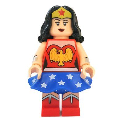 Minifigura Wonder Woman (1941 First Appearance) (CMF) del set 77906