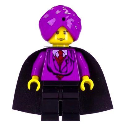 Minifigur Professor Quirinus Quirrell (Voldemort), Yellow Skin, Purple Turban aus Set 4702