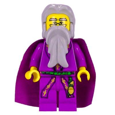 Figurine Albus Dumbledore, Yellow Skin, Purple Robes du set 4709