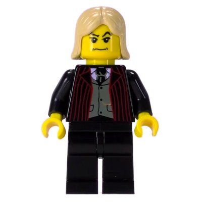 Minifigur Lucius Malfoy, Yellow Skin, Black Suit aus Set 4720