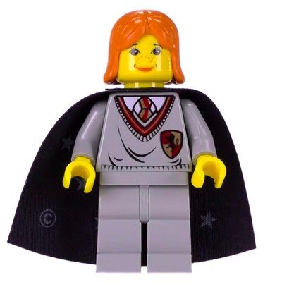 Figurine Ginny Weasley, Yellow Skin, Gryffindor Sweater with Crest, Cape with Stars du set 4730