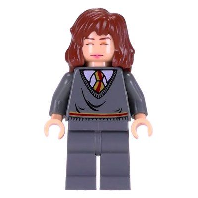 Minifiguur Hermione Granger, Gryffindor Sweater, Mid-Length Hair uit set 4762