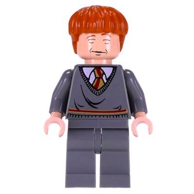Minifiguur Ron Weasley, Gryffindor Sweater uit set 4762