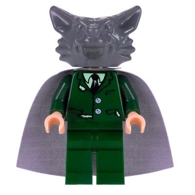 Minifigurka Remus Lupin, Dark Green Suit, Wolf Head z zestawu 4756