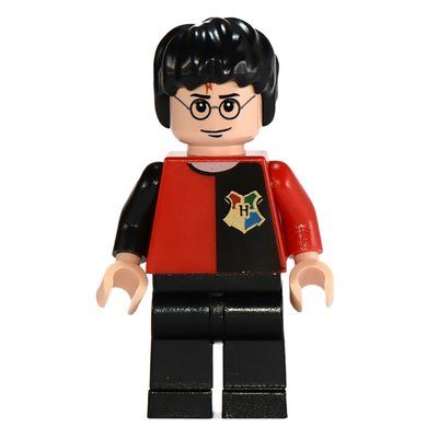 Figurine Harry Potter, Tournament Uniform Red and Black with Hogwarts Crest du set 4766