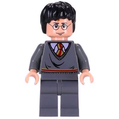 Minifigur Harry Potter, Gryffindor Sweater, High Arms on Glasses aus Set 5378