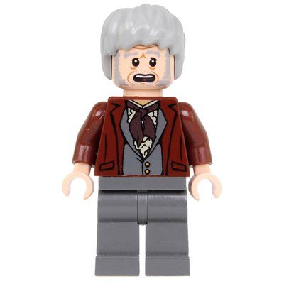 Minifigure Garrick Ollivander, Reddish Brown Jacket del set 10217