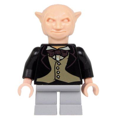 Minifigure Goblin, Black Jacket and Light Bluish Gray Legs del set 10217