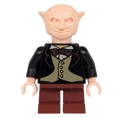 Minifigure Goblin, Black Jacket and Reddish Brown Legs del set 10217