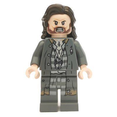 Figurine Sirius Black, Dark Bluish Gray Prison Outfit with Long Jacket du set 75945