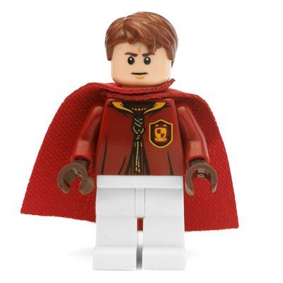 Figurine Oliver Wood, Dark Red and White Gryffindor Quidditch Uniform du set 75956