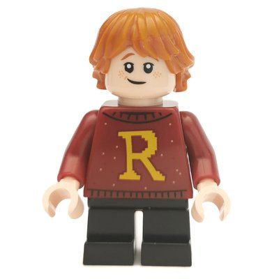 Figurine Ron Weasley, Dark Red Sweater with 'R' Monogram du set 75964