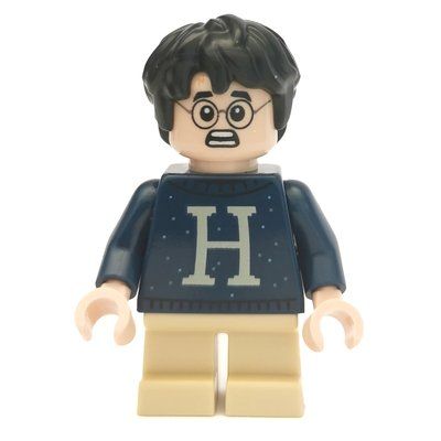 Figurine Harry Potter, Dark Blue Sweater with 'H' Monogram du set 75964