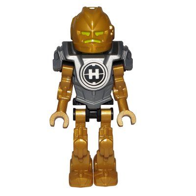 Minifiguur Rocka in Flat Silver Armor uit set 44028