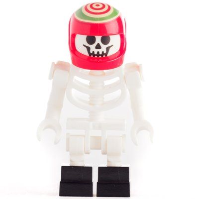 Figurine Douglas Elton / El Fuego, Skeleton with Red Helmet, Black Feet du set 30464