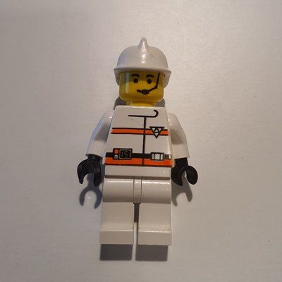Figurine Res-Q - White Torso, White Legs, White Helmet du set 1349
