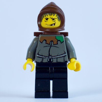 Figurine Hunchback - Brown Cap, Brown Basket du set 1381