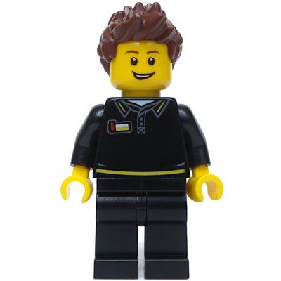Figurine LEGO Store Employee, LEGO Logo on Back du set 40178