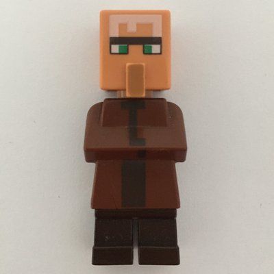 Figurine Villager, Reddish Brown du set 21128