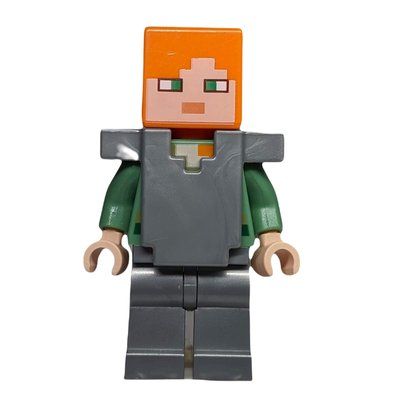 Minifiguur Alex in Flat Silver Armor and Legs uit set 21139
