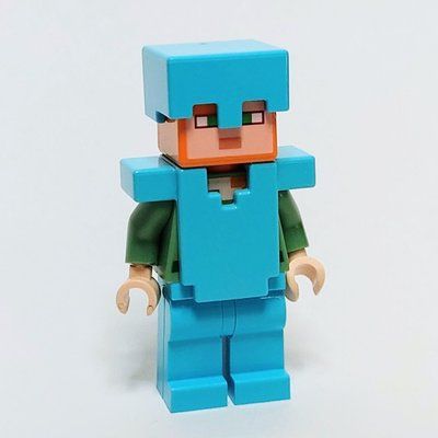 Figurine Alex with Medium Azure Helmet and Armor du set 21137
