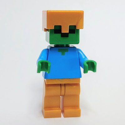 Figurine Zombie with Gold Helmet and Legs du set 21137