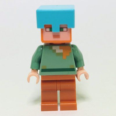 Figurine Alex in Medium Azure Helmet and Dark Orange Legs du set 21142