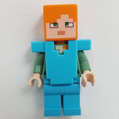 Minifigura Alex in Medium Azure Armor del set 21154
