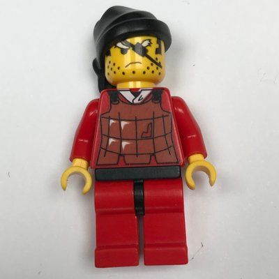 Minifigurka Robber, Printed Brown Armor z zestawu 6093