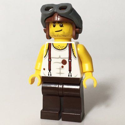 Minifigurka Mac McCloud with Hat and Goggles z zestawu 7306