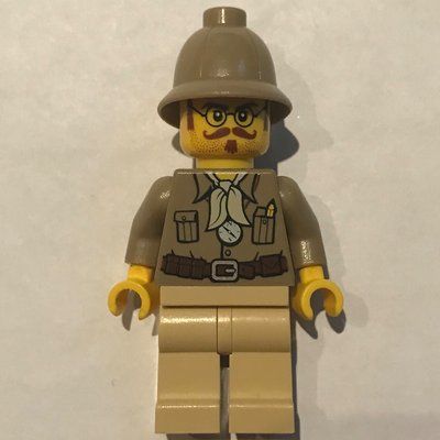 Minifigura Professor Archibald Hale del set 7327