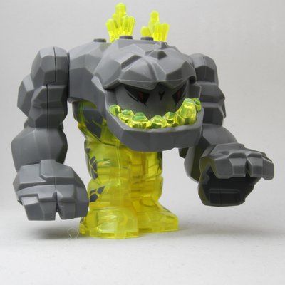 Minifigure Geolix with 2 Crystals (Big Fig) from set 8709