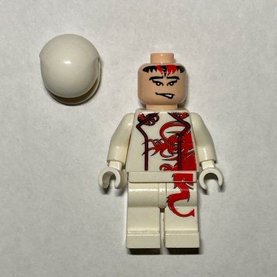 Minifigure Taejo Togokahn, White Outfit from set 8159