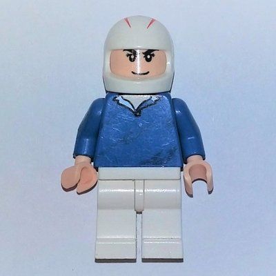 Minifigure Speed Racer, Blue Sweater from set 8158