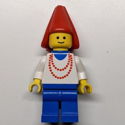 Figurine Maiden - Blue Legs, Red Cone Hat, 3626b du set 10000