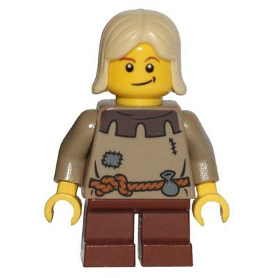 Figurine Peasant (Fantasy Era) - Tan Hair du set 10193