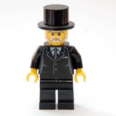 Figurine Sleigh Driver, Black Suit, Top Hat du set 3300014