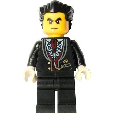 Figurine Vampire, Ruffled Shirt, Gold Chain du set 40260