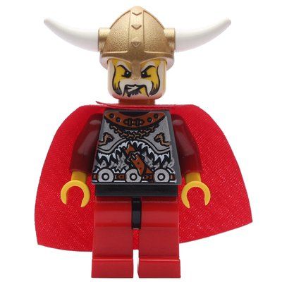 Minifigure Viking Red Chess King del set 851861
