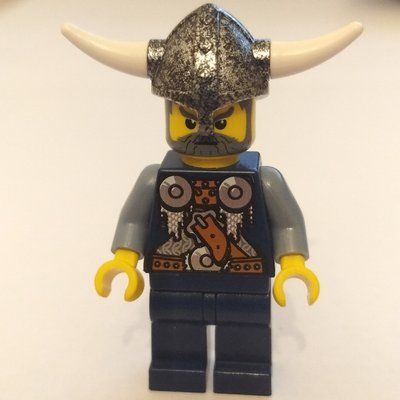 Minifigure Viking Blue Chess Bishop del set 851861