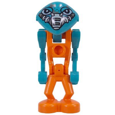 Minifigure Martian, Orange with Face Mask from set 1416