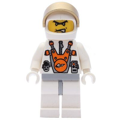 Minifigure Mars Astronaut, Printed Hair del set 7691