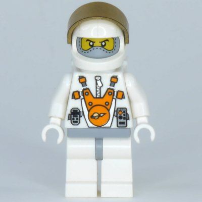 Minifigura Mars Astronaut, Balaclava, and Backpack del set 7649
