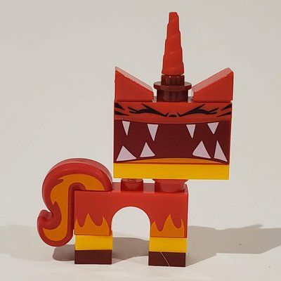 Figurine Unikitty, Angry Kitty, Big Open Mouth du set 70817