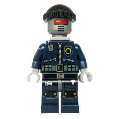 Figurine Robot Police, Hat, Neck Bracket du set 70815